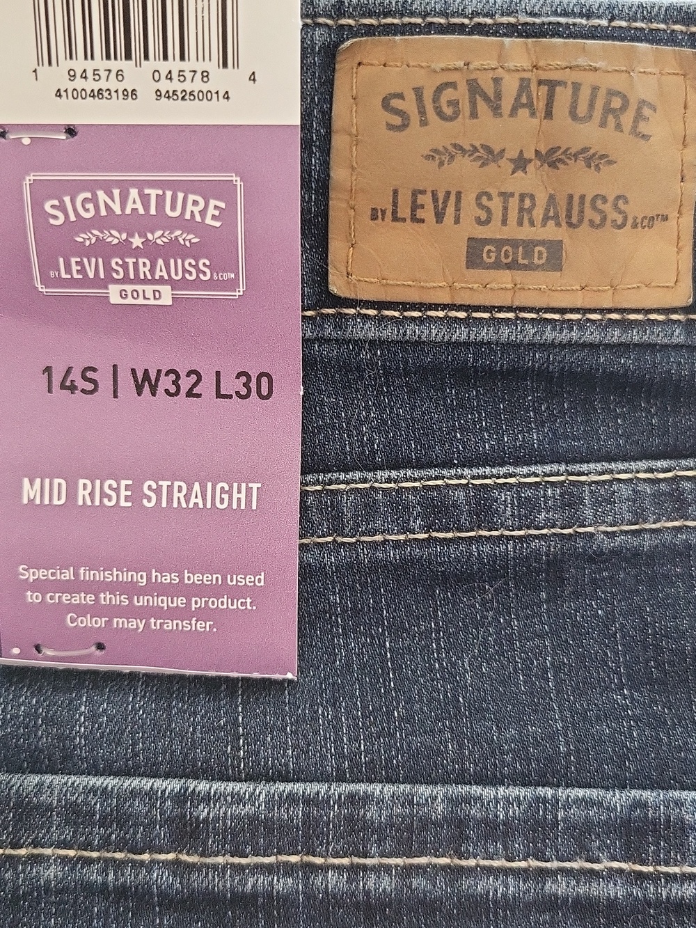 Levi's Signature Mid Rise Straight Jeans - Picture 6 of 6